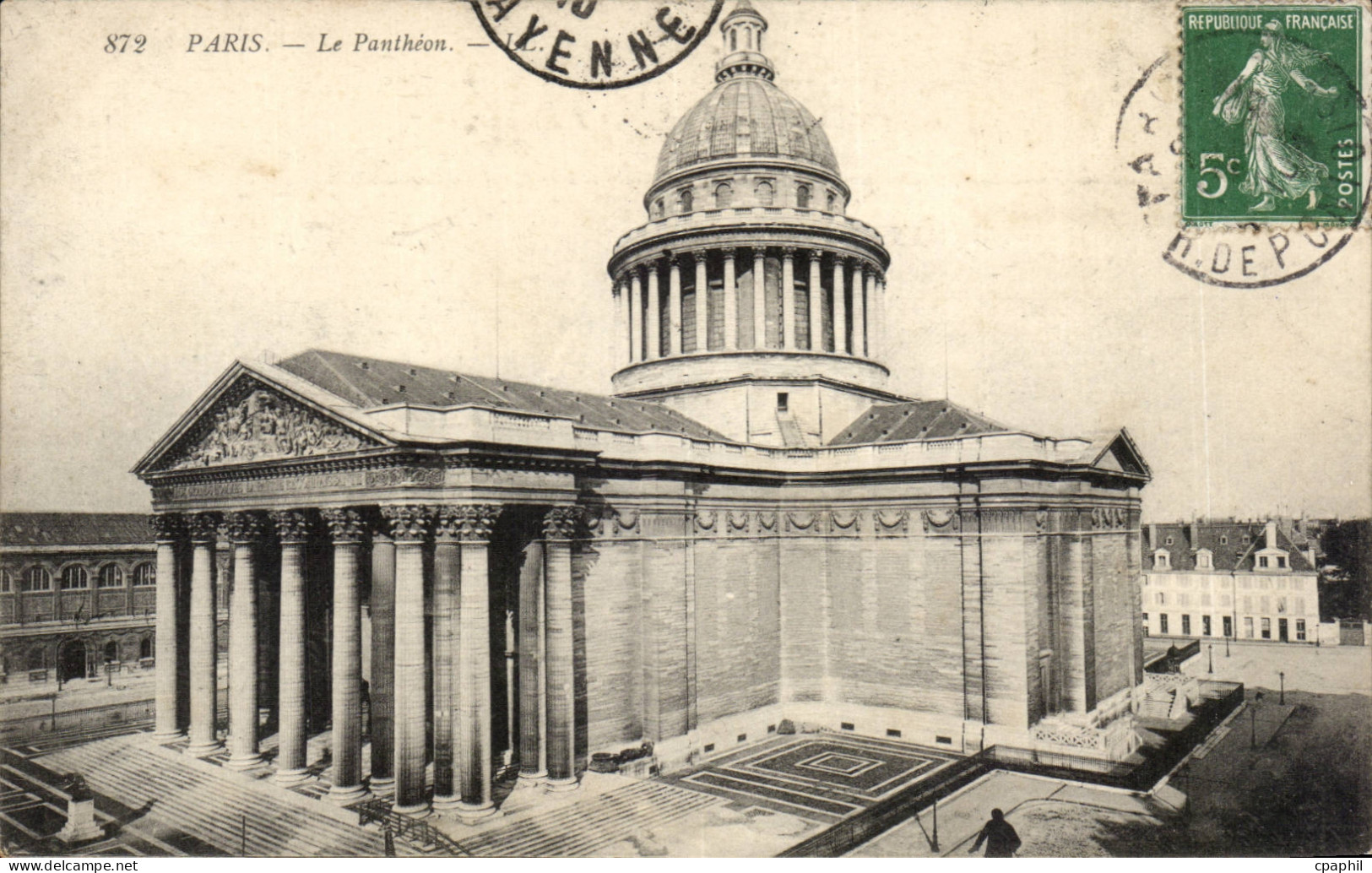 Paris - 5 - Le Pantheon CPA