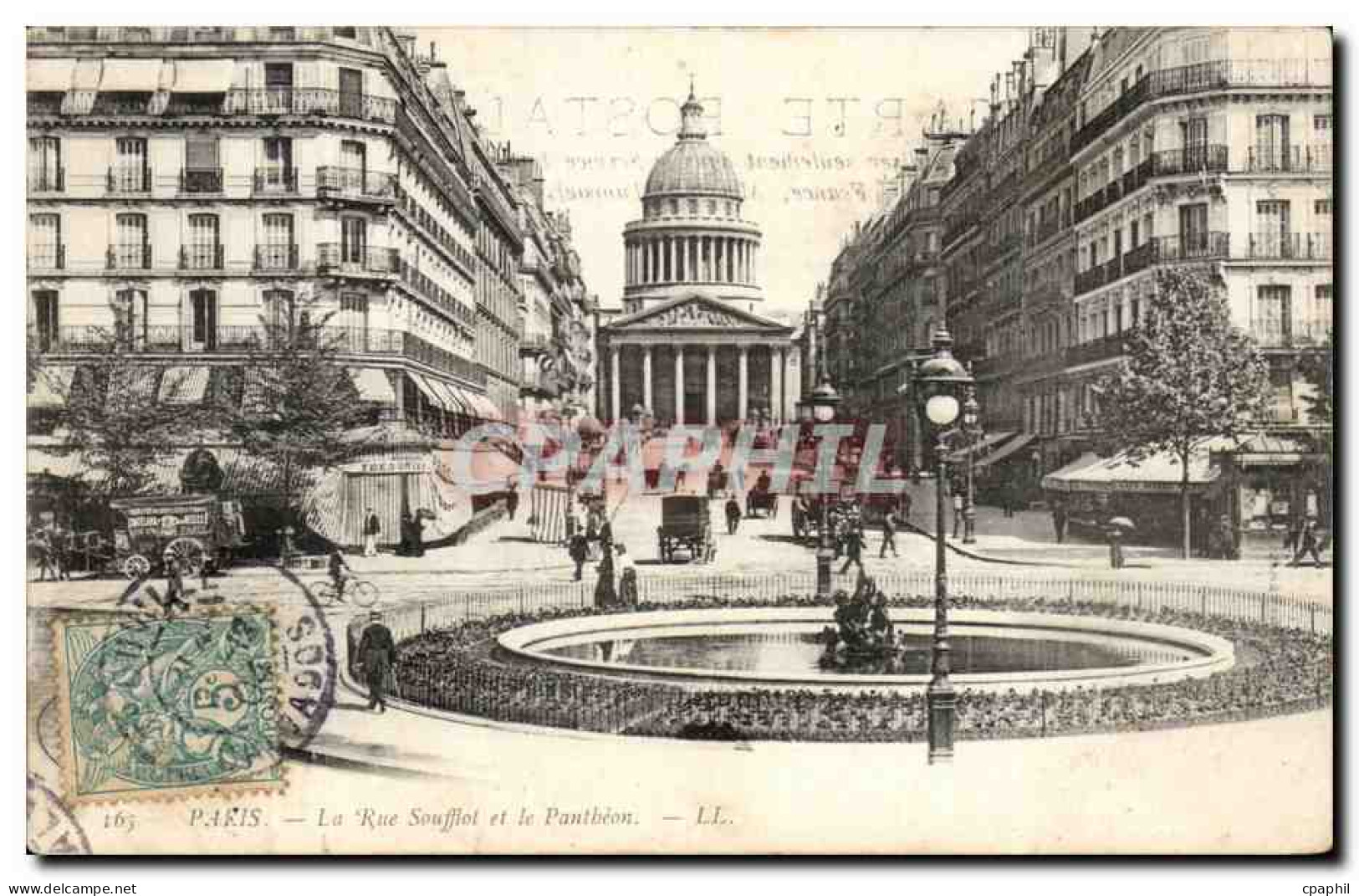 Paris - 5 - Le Pantheon - Rue Soufflot - CPA