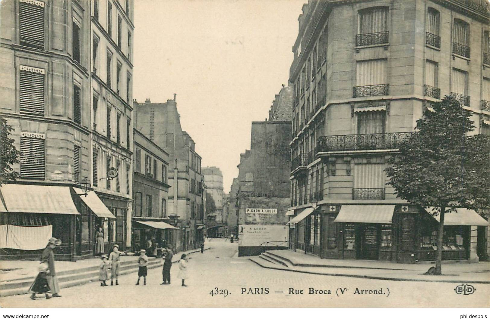 PARIS 5eme arrondissement  rue Broca
