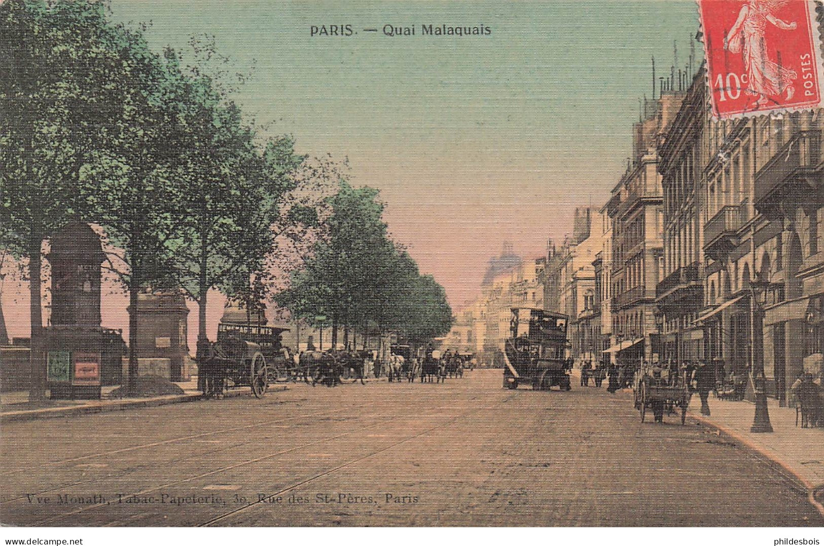 PARIS 6 eme arrondissement  quai Malaquais