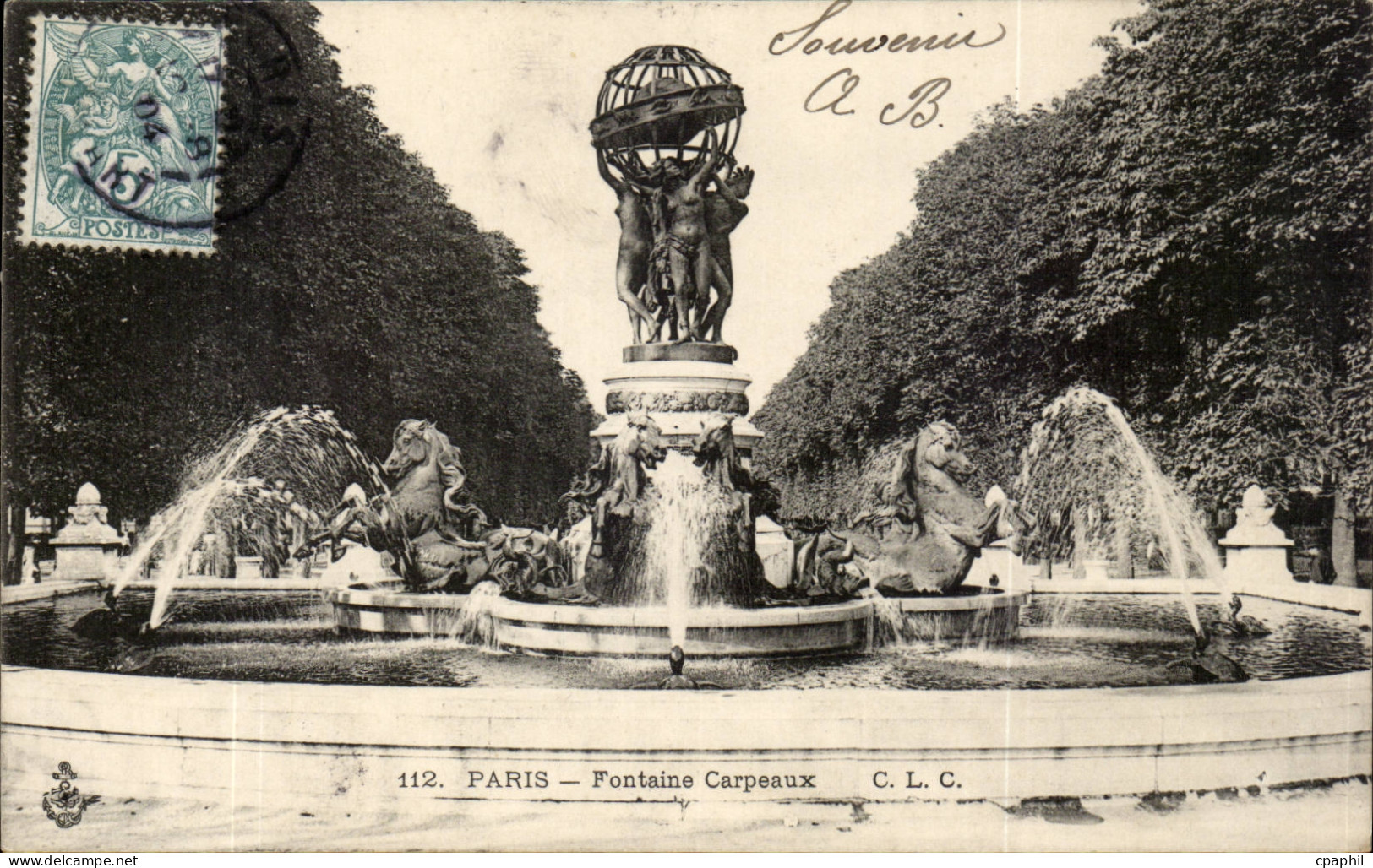 Paris - 6 - Fontaine Carpeaux - CPA