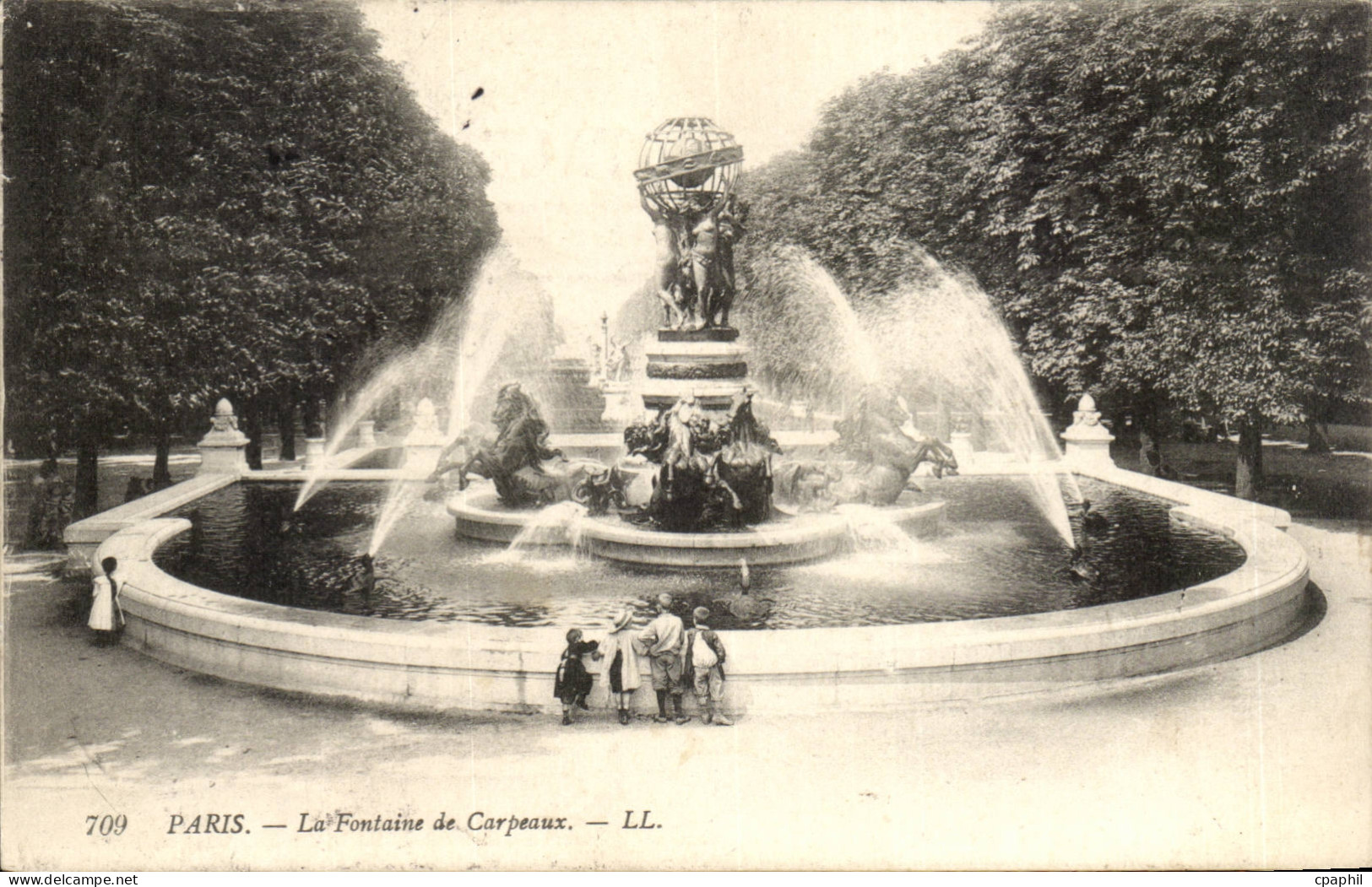 Paris - 6 - Fontaine de Carpeaux CPA