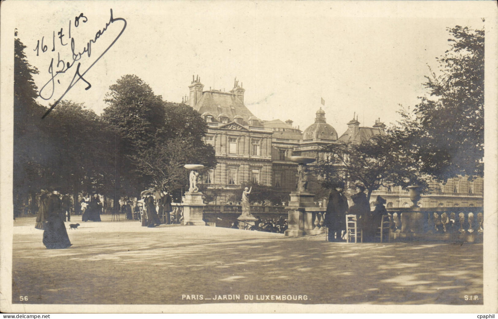 Paris - 6 - Jardin du Luxembourg CPA