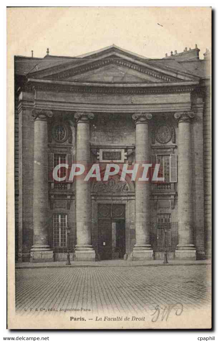 Paris - 6 - La Faculte de Droit - CPA