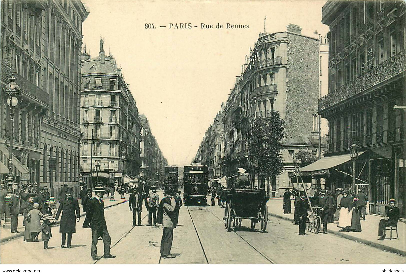 PARIS  6eme arrondissement   rue de Rennes