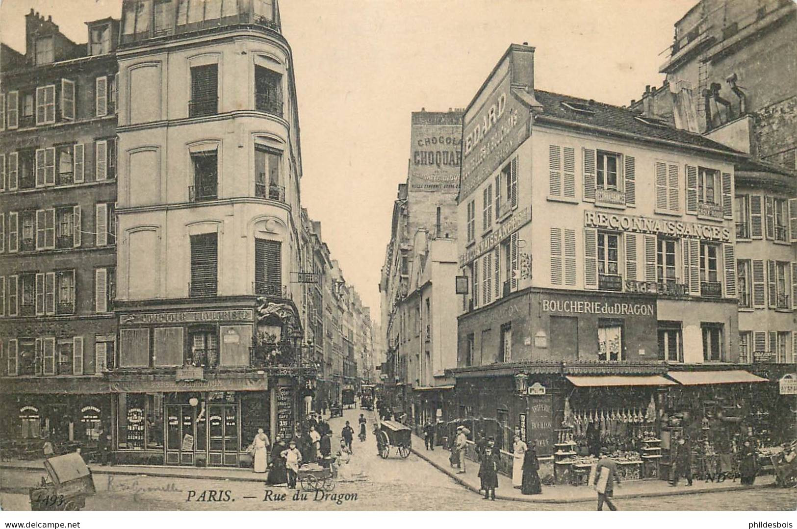 PARIS 6eme arrondissement   rue du dragon