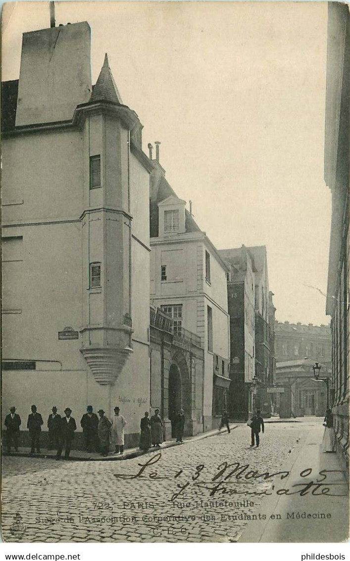 PARIS  6eme arrondissement  rue Hautefeuille
