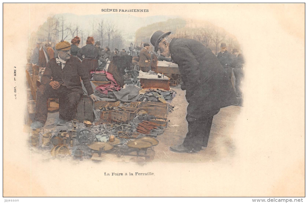PARIS  75  11°ARR  SCENES PARISIENNES  LA FOIRE A LA FERRAILLE