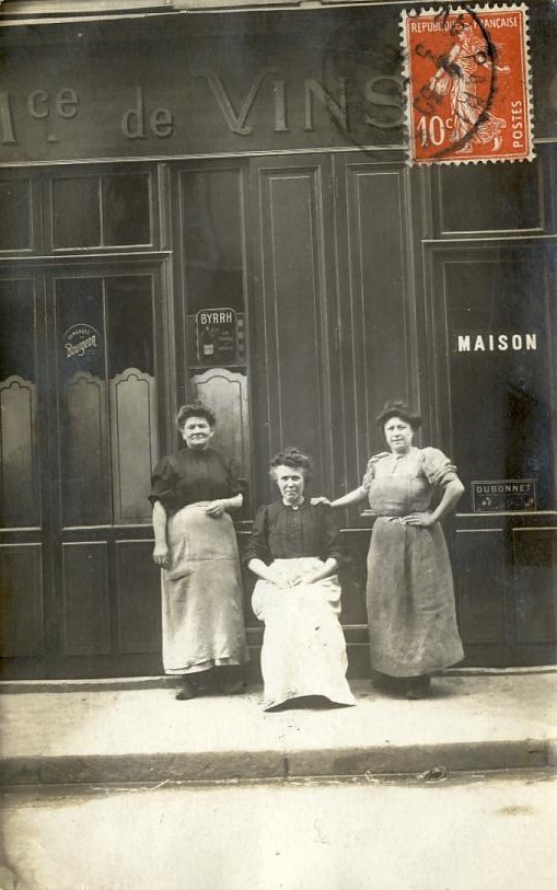 Paris 75 - Carte-Photo -  Café Restaurant - Métiers Byrrh Dubonnet