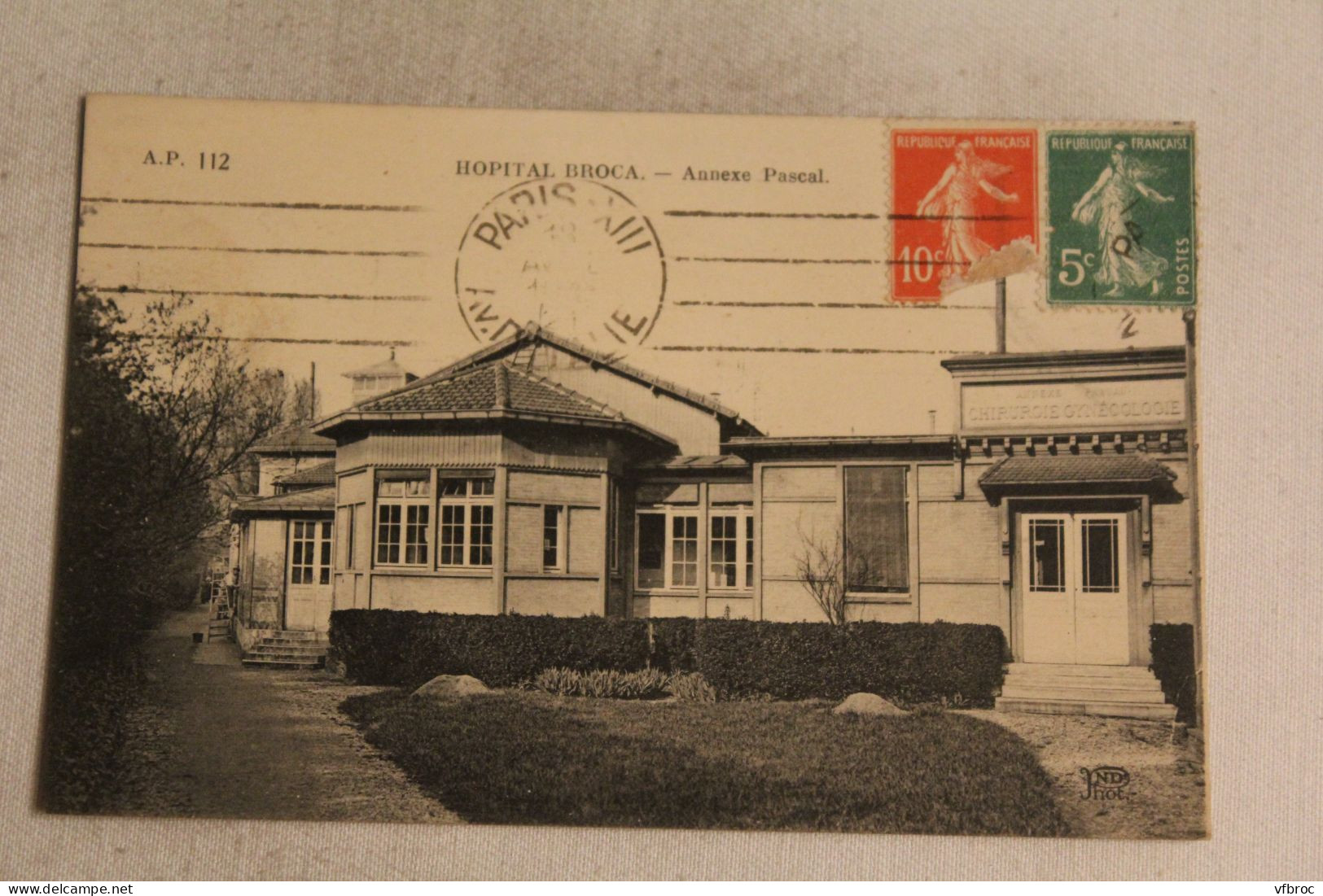 Paris 75, hôpital Broca, annexe Pascal