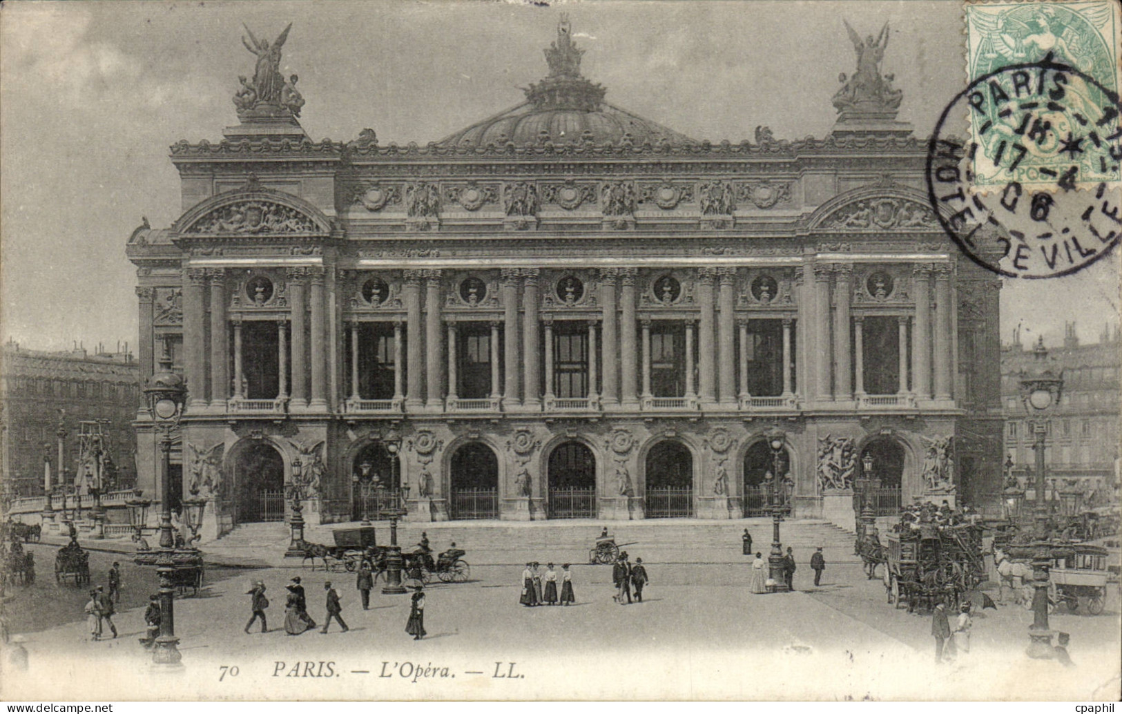 Paris - 8 - L'Opera CPA