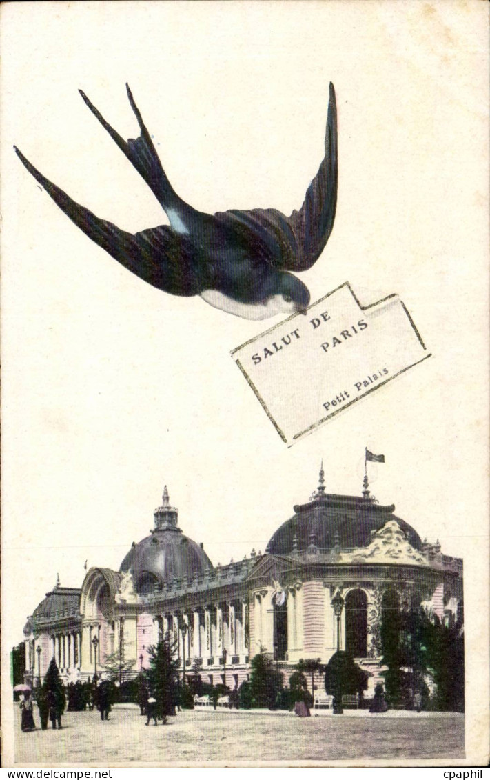 Paris 8 - Salut de Paris - Petit Palais - Souvenir - CPA