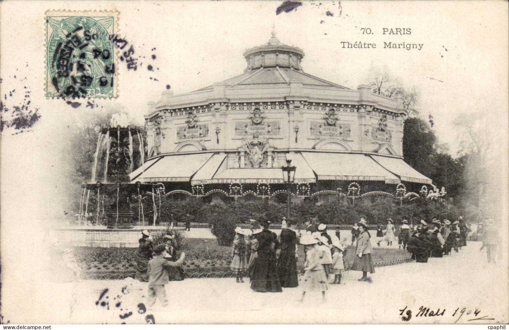 Paris - 8 - Theatre Marigny - CPA