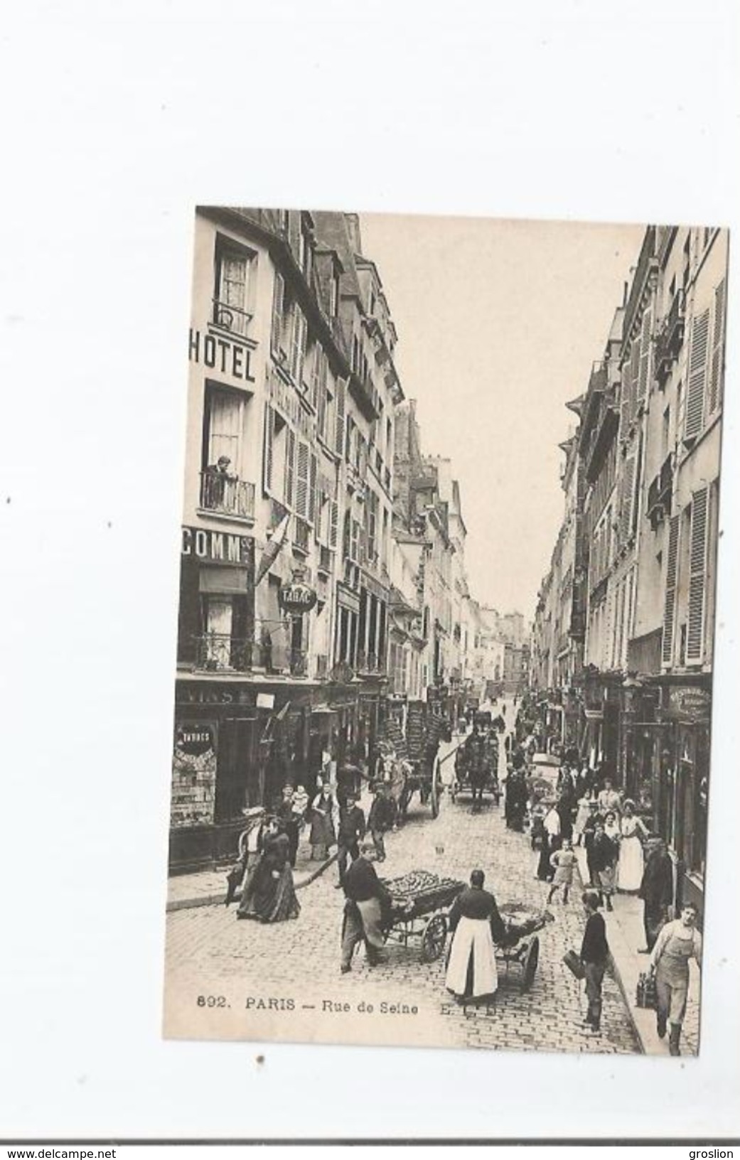 PARIS 892 RUE DE SEINE (COMMERCES ET ANIMATION)