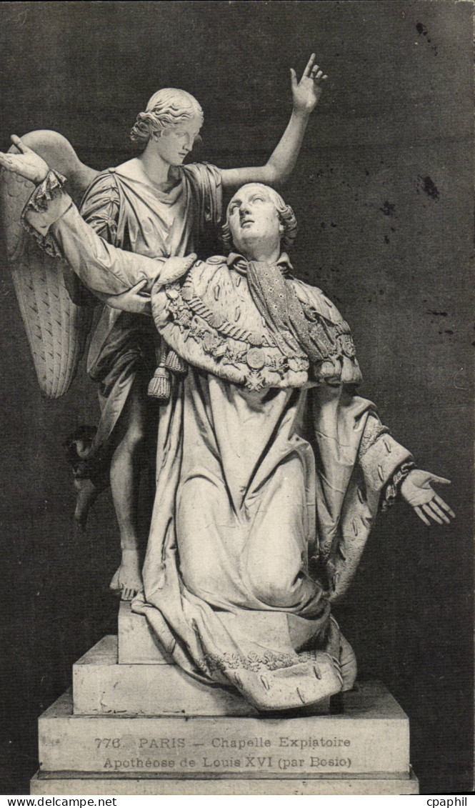 paris 8eme CPA Chapelle Expiatoire Apotheose de louis XVI (par Bosio)