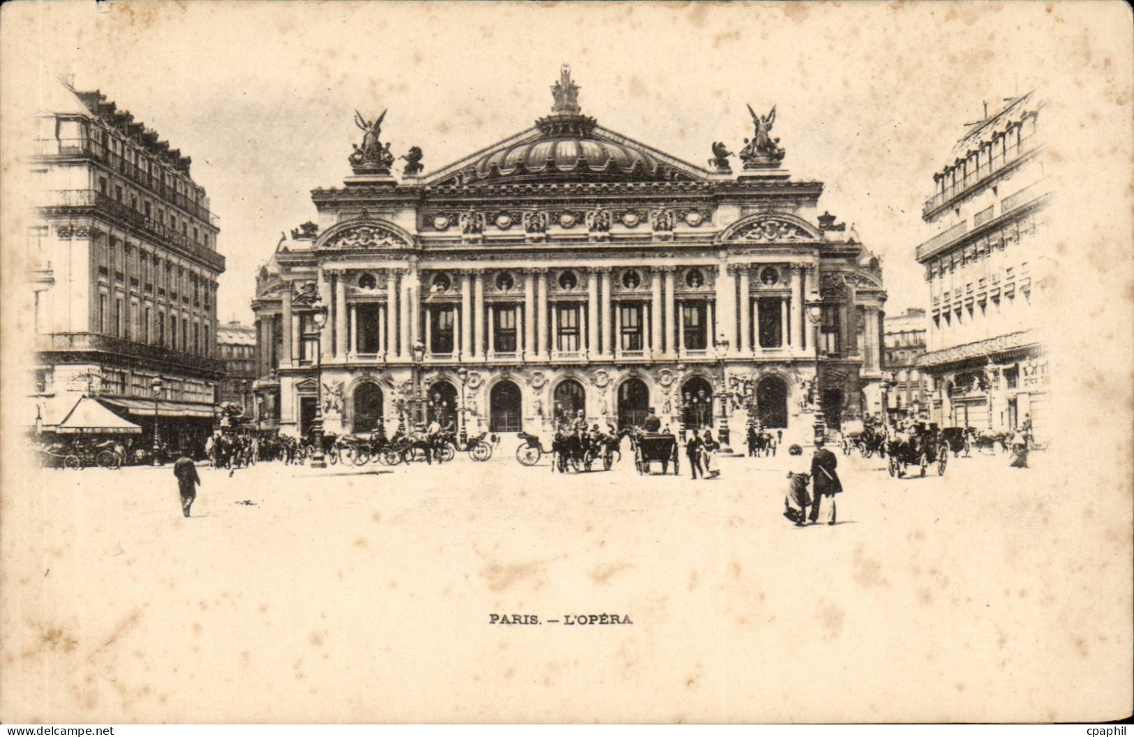 Paris - 9 - L'Opera CPA