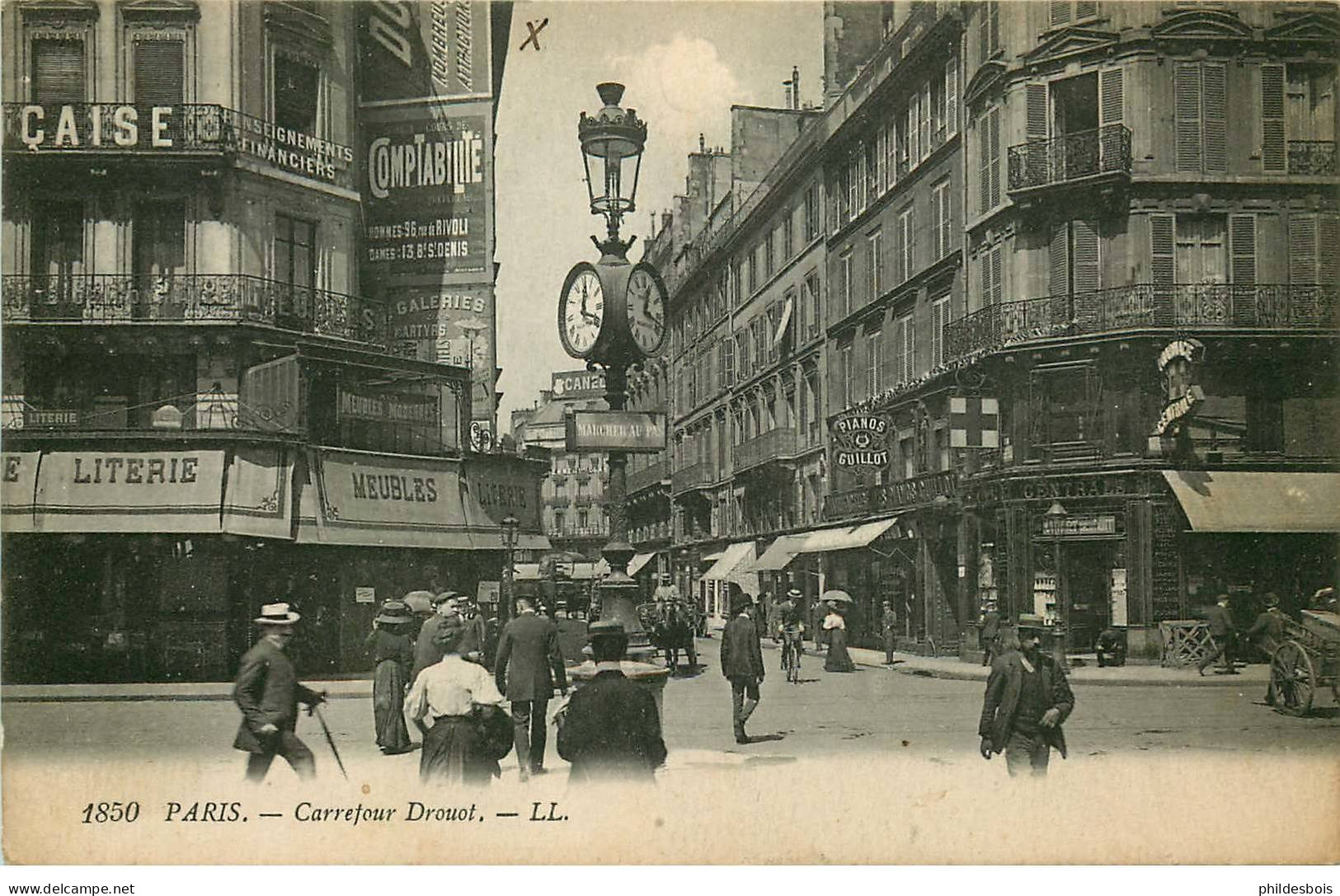 PARIS  9eme arrondissement   carrefour Drouot