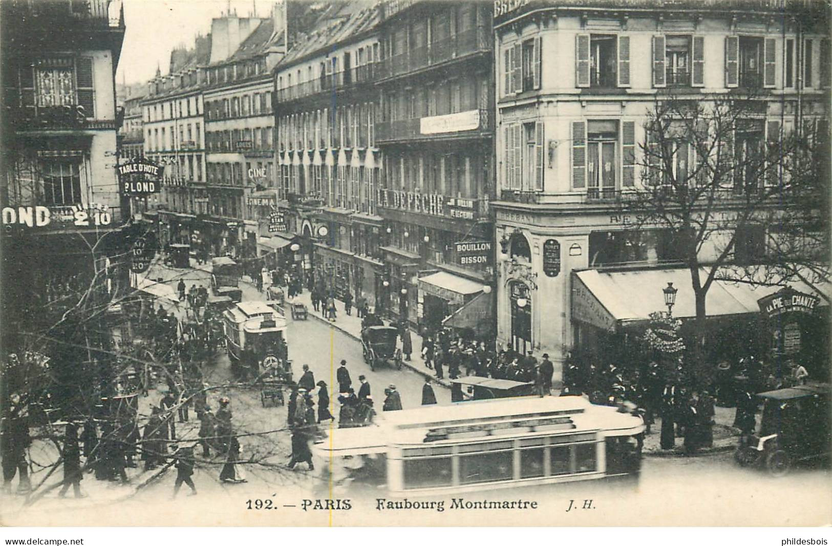 PARIS 9eme arrondissement  faubourg Montmartre