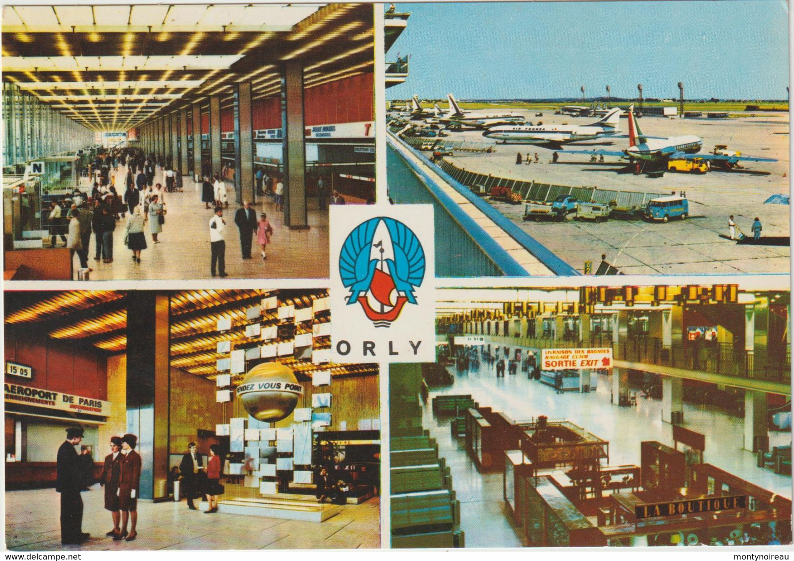 paris : aéroport  Orly , avion , gare