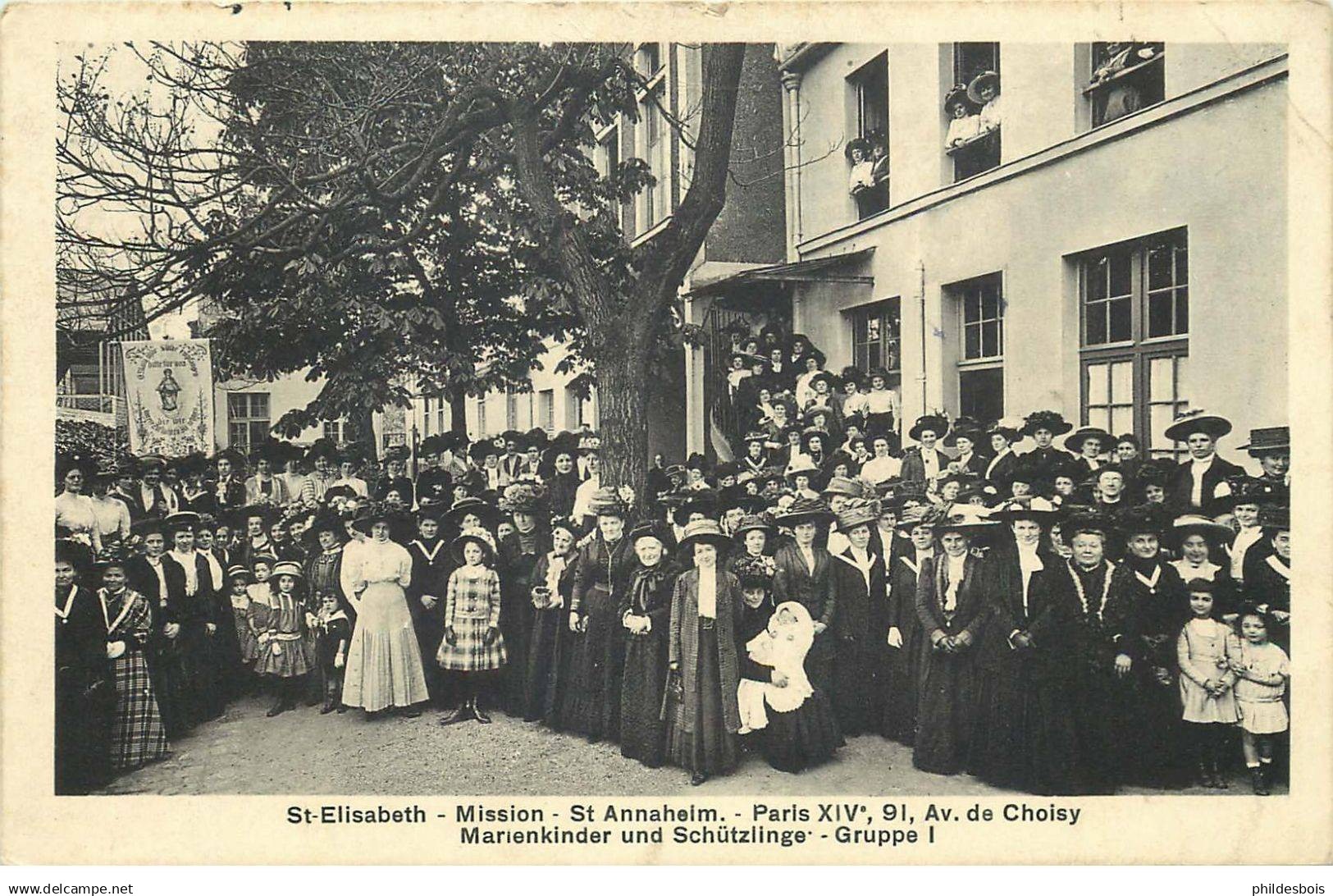 PARIS ARRONDISSEMENT 14    St elisabeth  Mission St Annaheim avenue de choisy