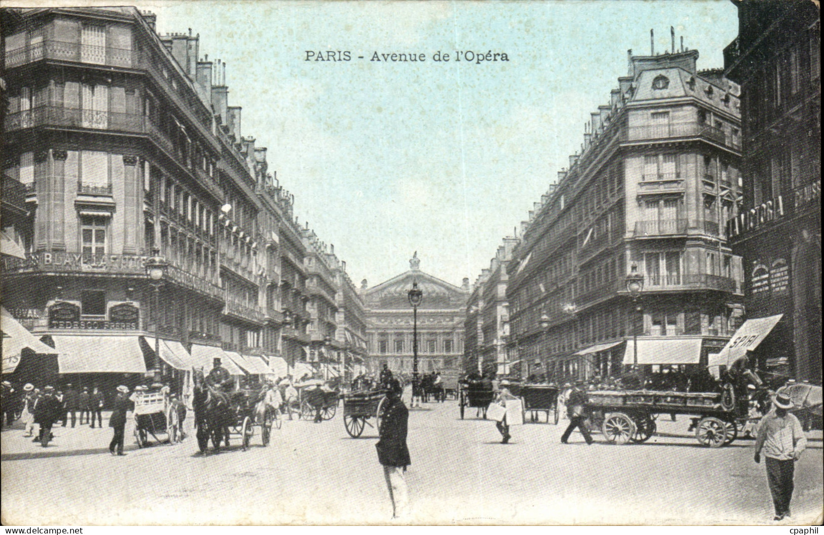 Paris CPA Avenue de l'Opera