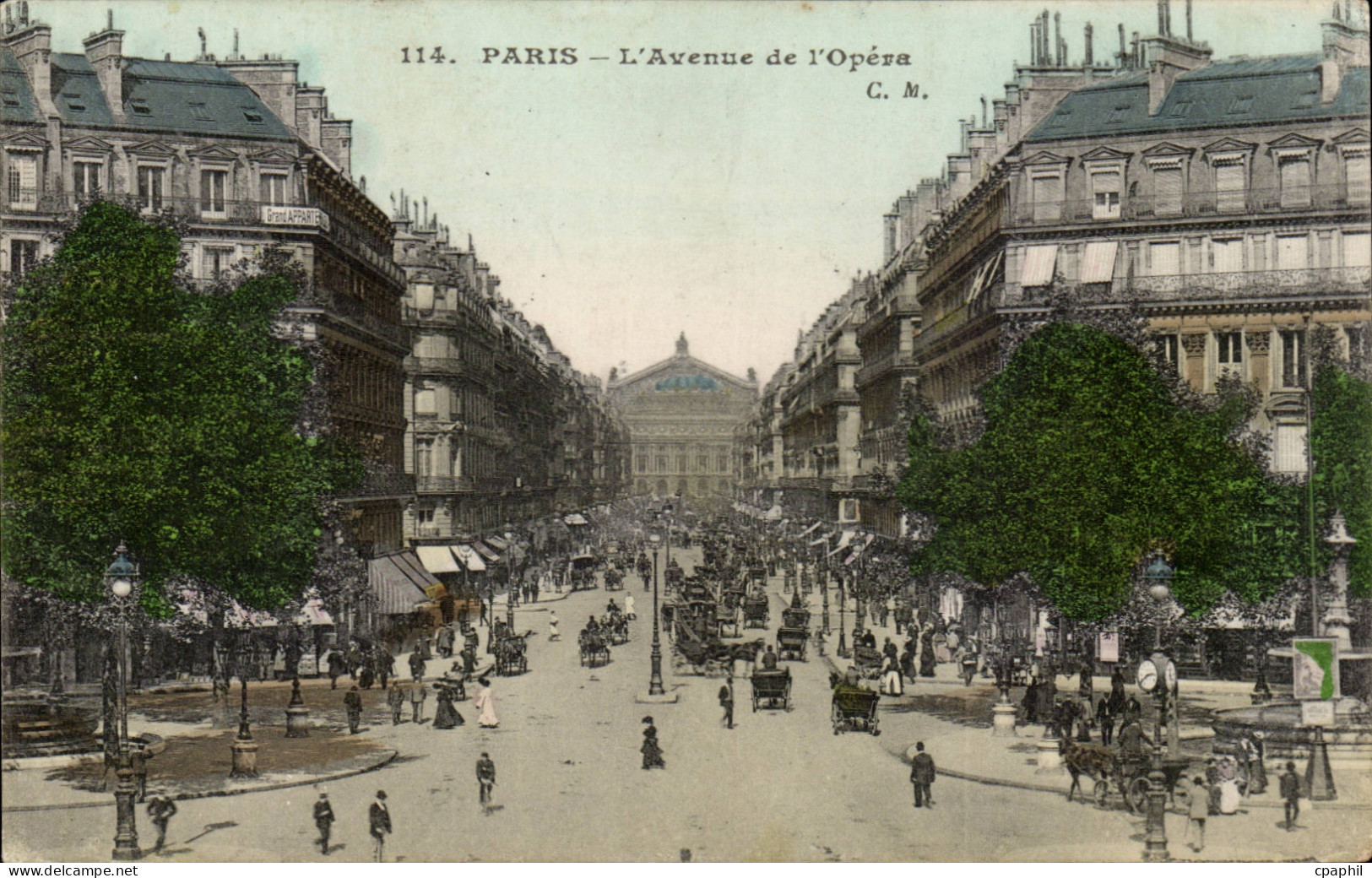 Paris CPA Avenue de l'Opera