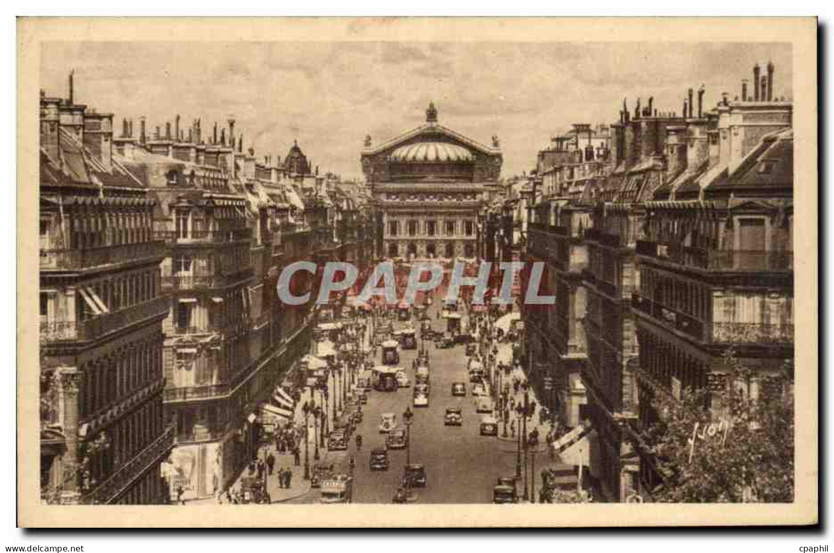 Paris CPA Avenue de l'Opera
