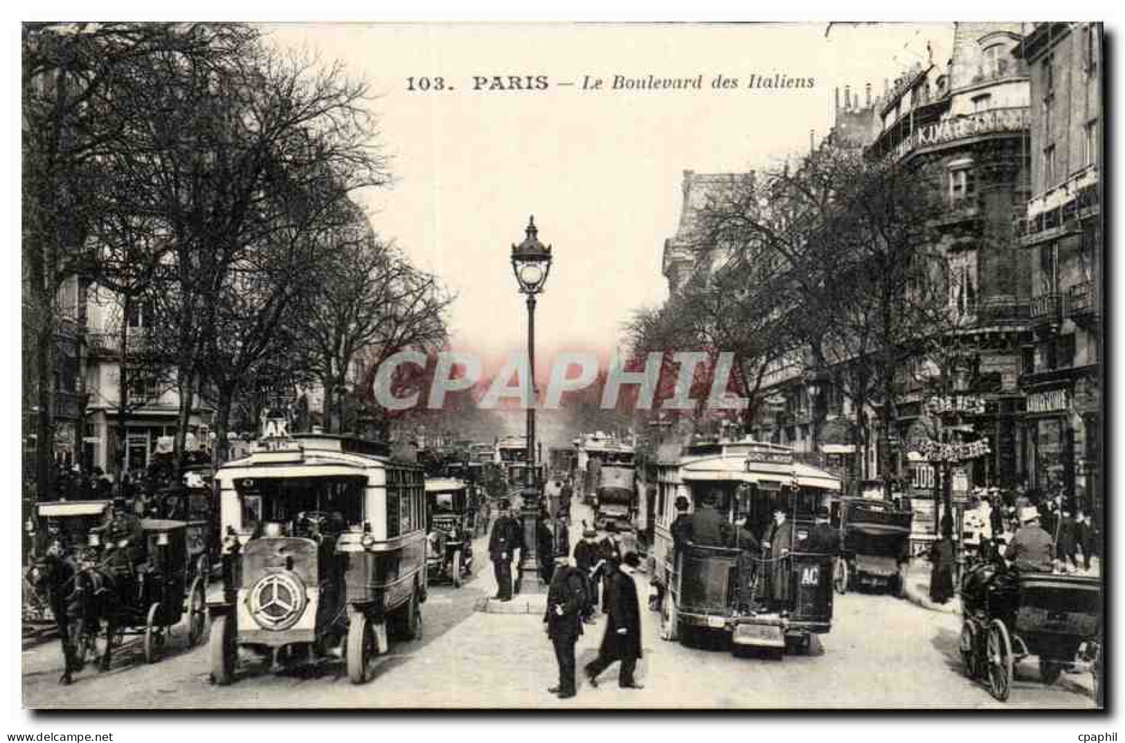 Paris CPA Boulevard des Italiens