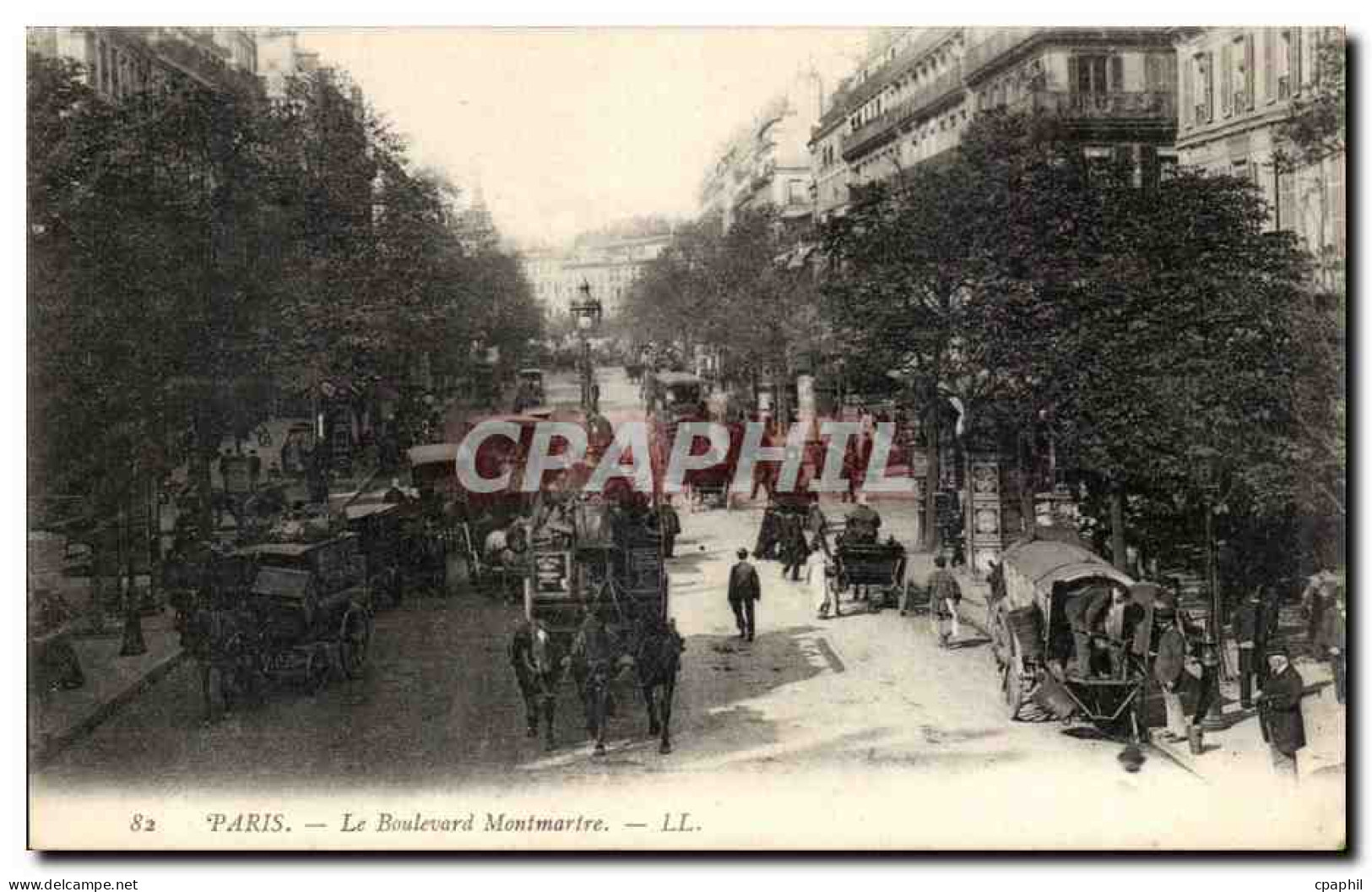 Paris CPA Boulevard Montmartre