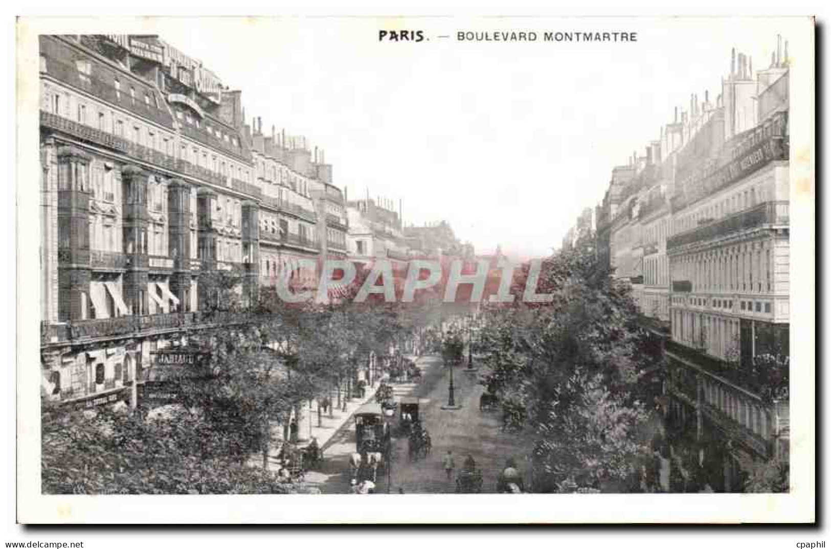 Paris CPA Boulevard Montmartre