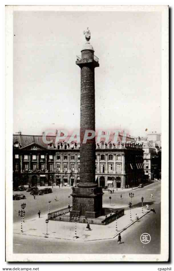 Paris CPA Colonne VEndome