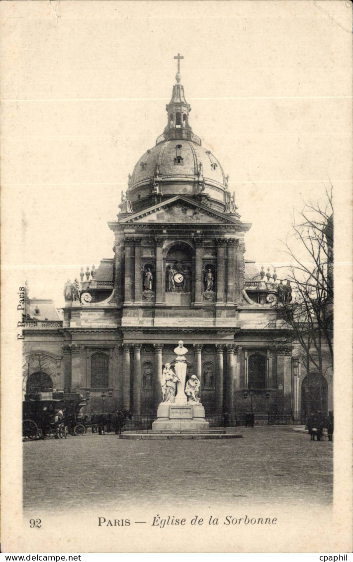 Paris CPA Eglise de la Sorbonne