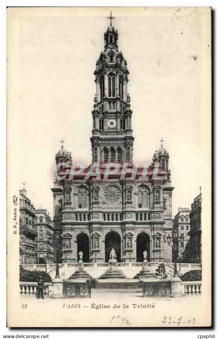 Paris CPA Eglise de la Trinite