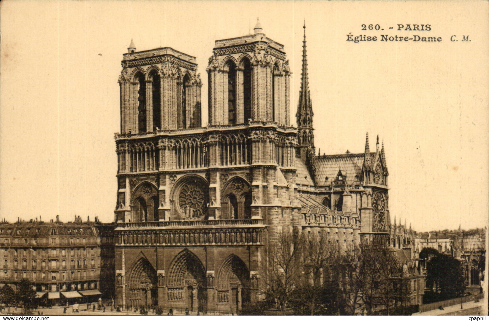 Paris CPA Eglise Notre DAme