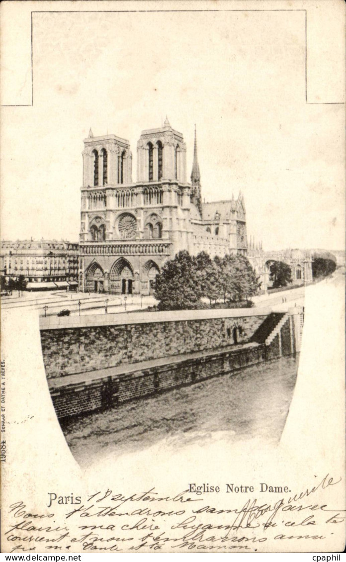 Paris CPA Eglise Notre Dame