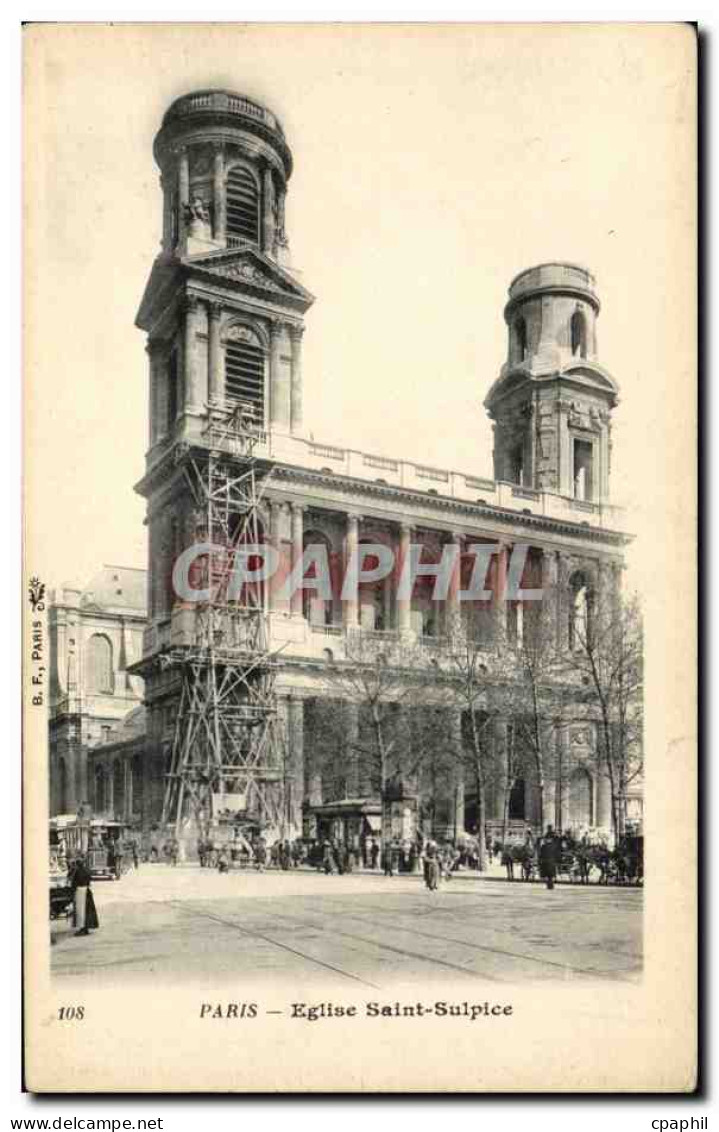 Paris CPA Eglise Saint Sulpice