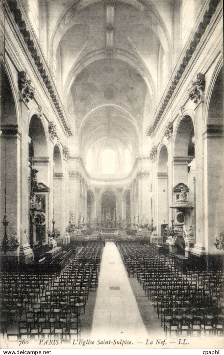 Paris CPA Eglise Saint Sulpice