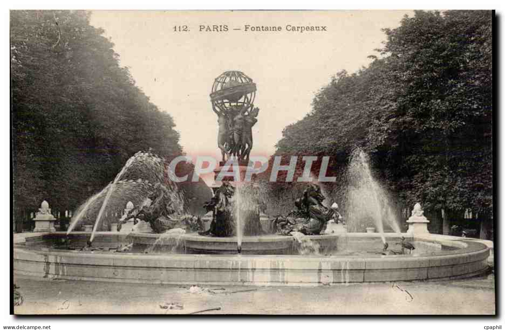 Paris CPA Fontaine Carpeaux