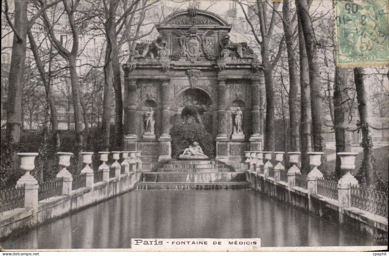 Paris CPA Fontaine de Medicis