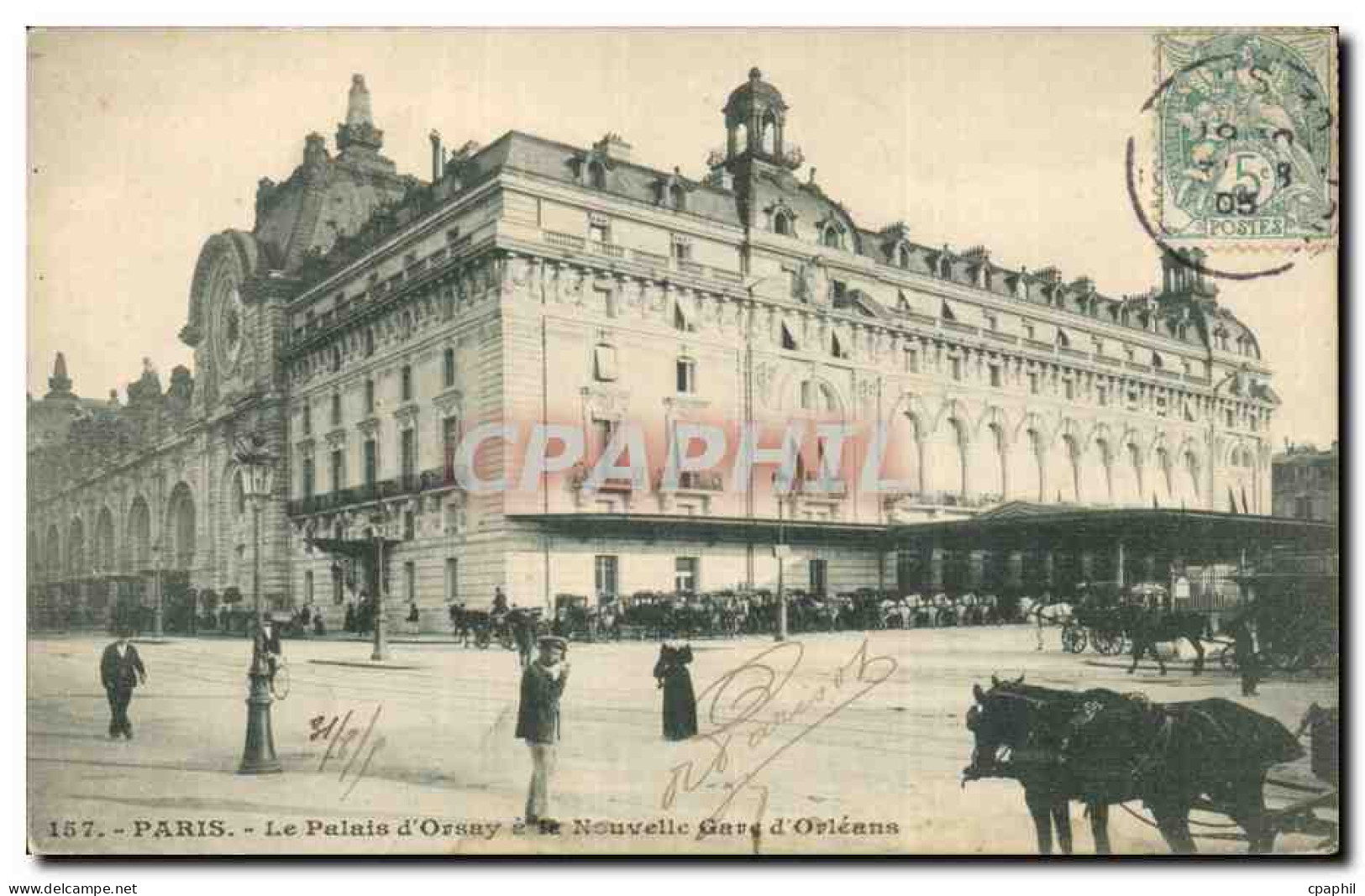 Paris CPA Gare d'Orsay Gare d'Orleans