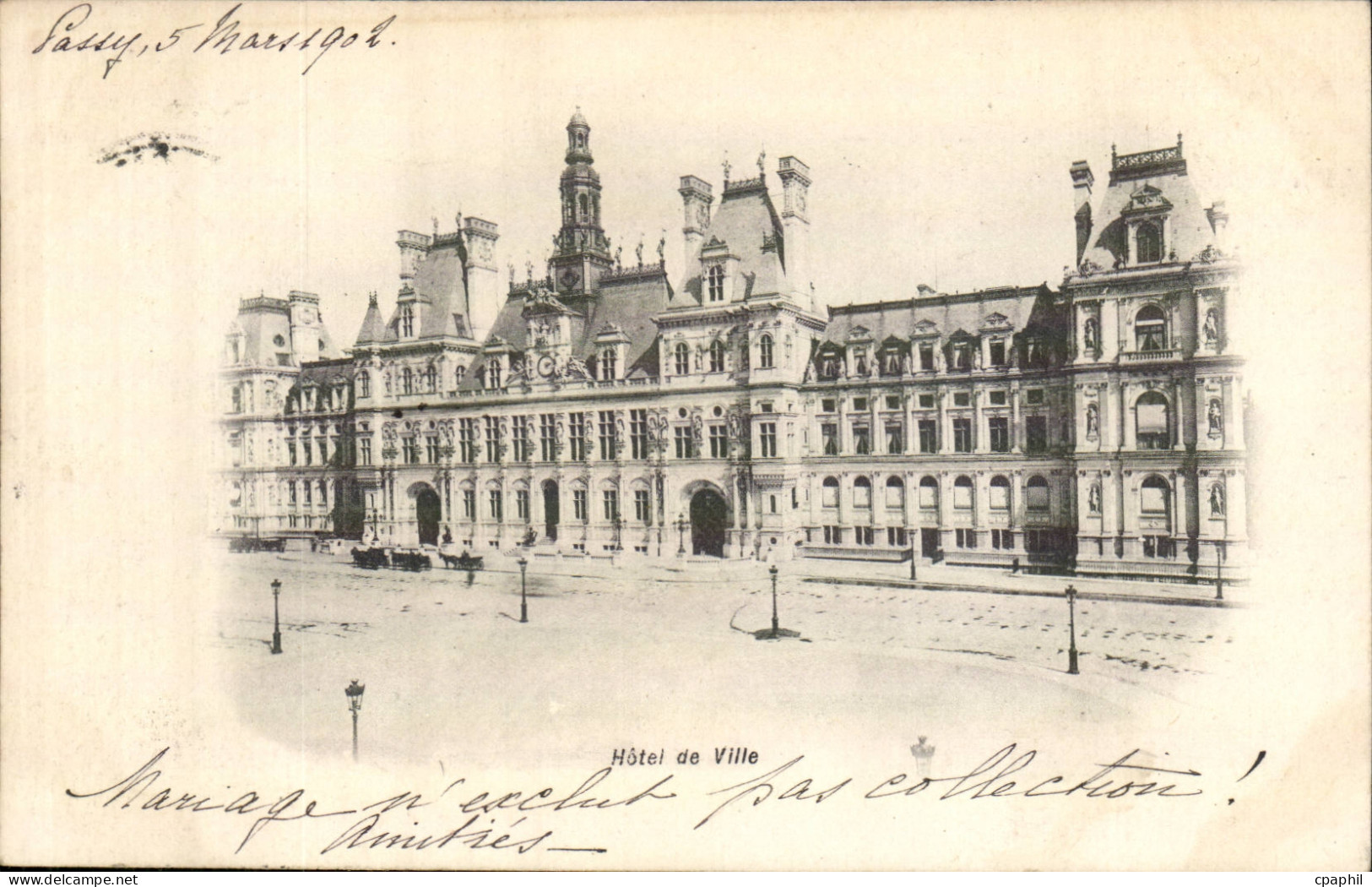 Paris CPA Hotel de ville