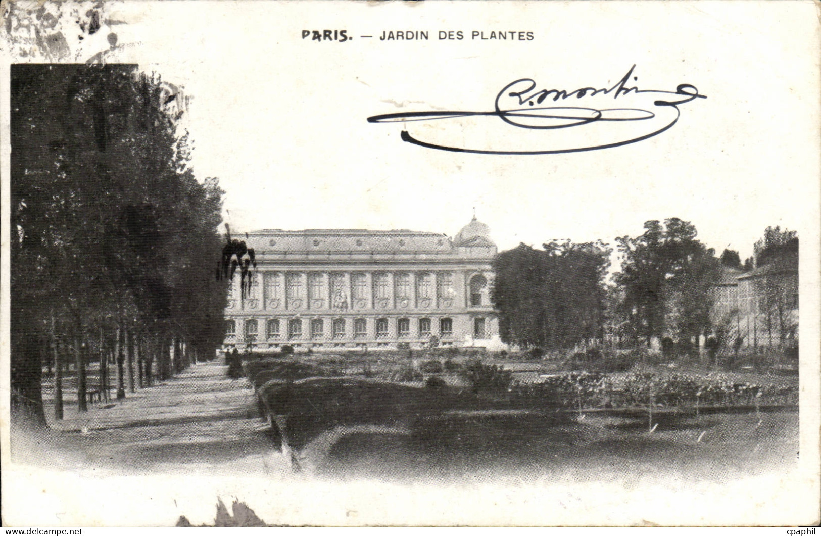 Paris CPA Jardin des plantes