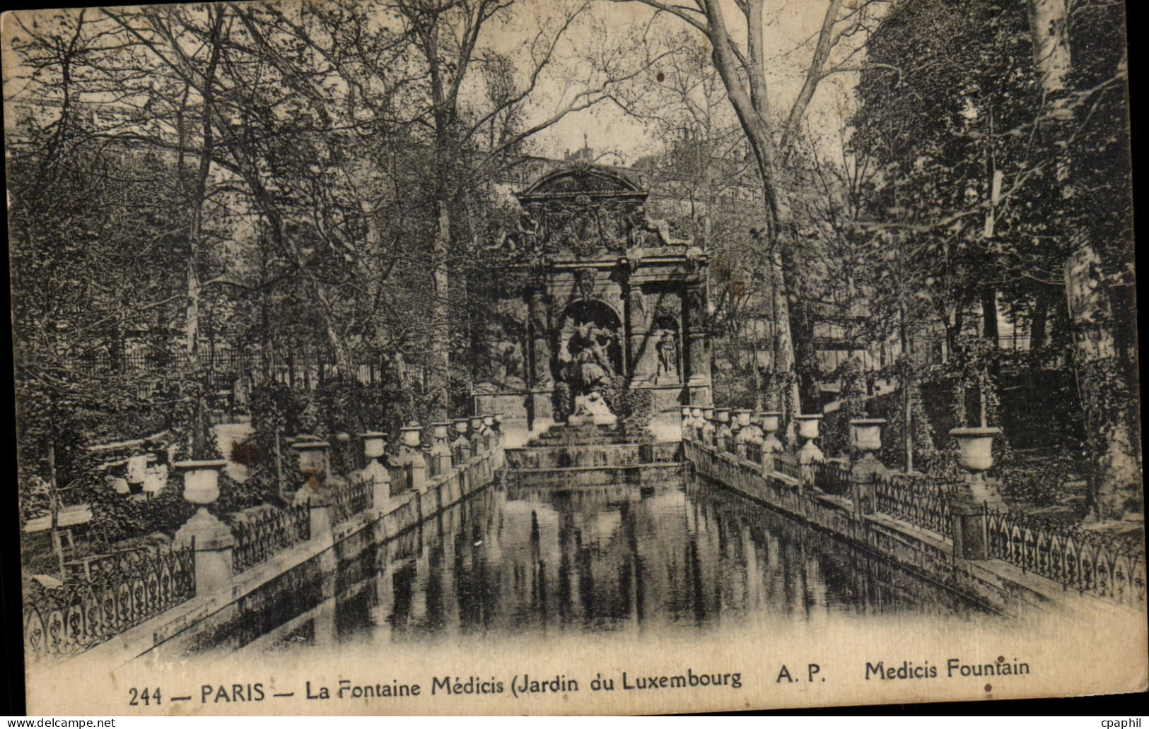Paris CPA JArdin du Luxembourg