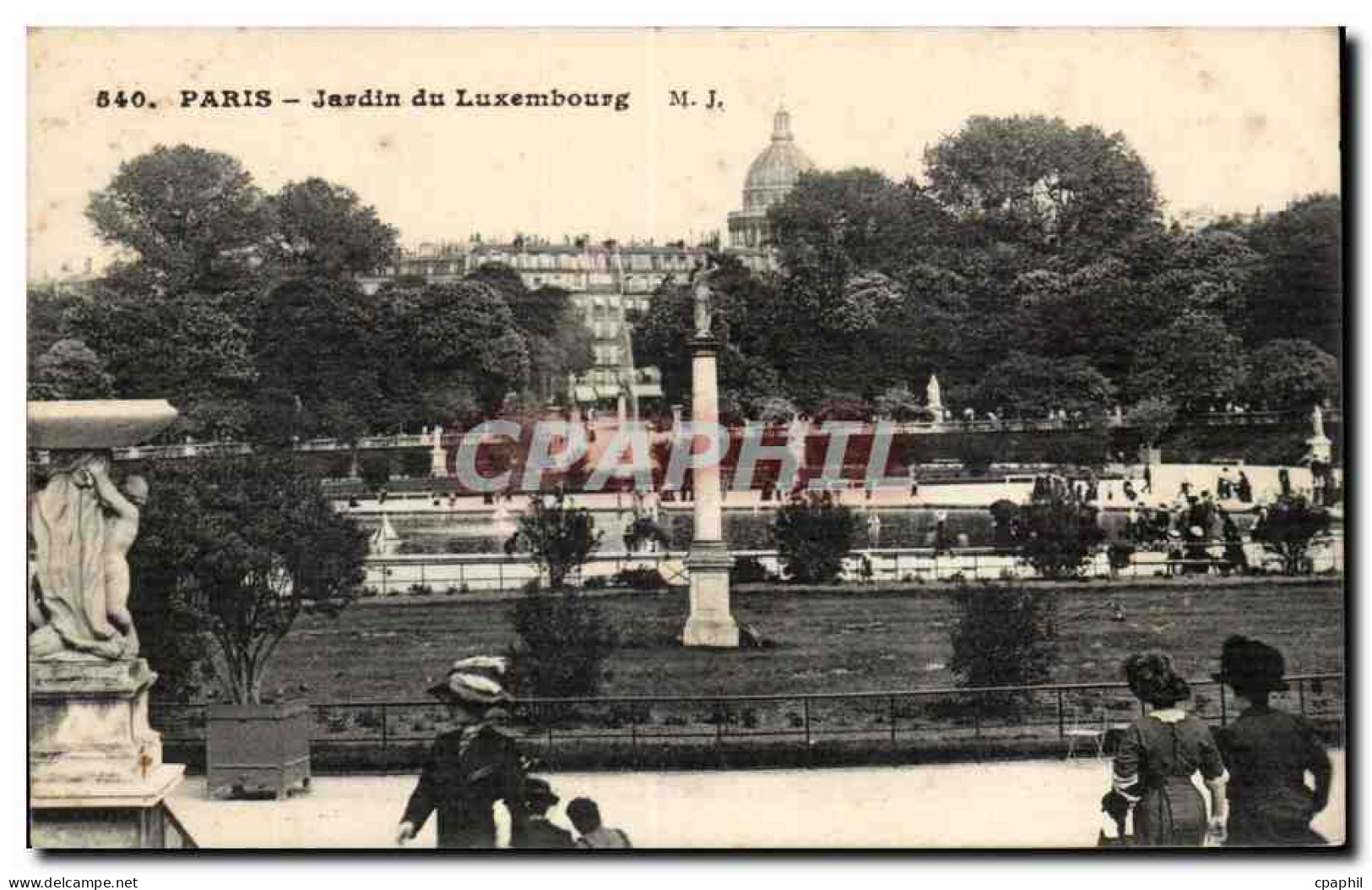 Paris CPA Jardin du Luxembourg