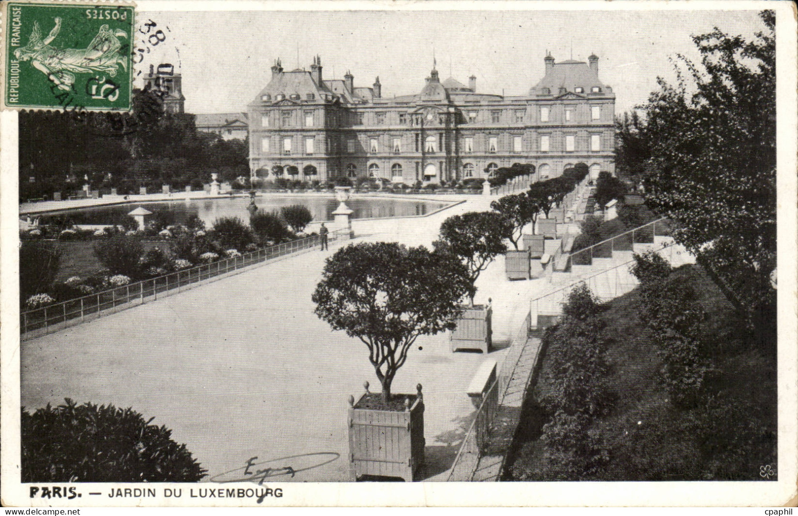 Paris CPA Jardin du Luxembourg