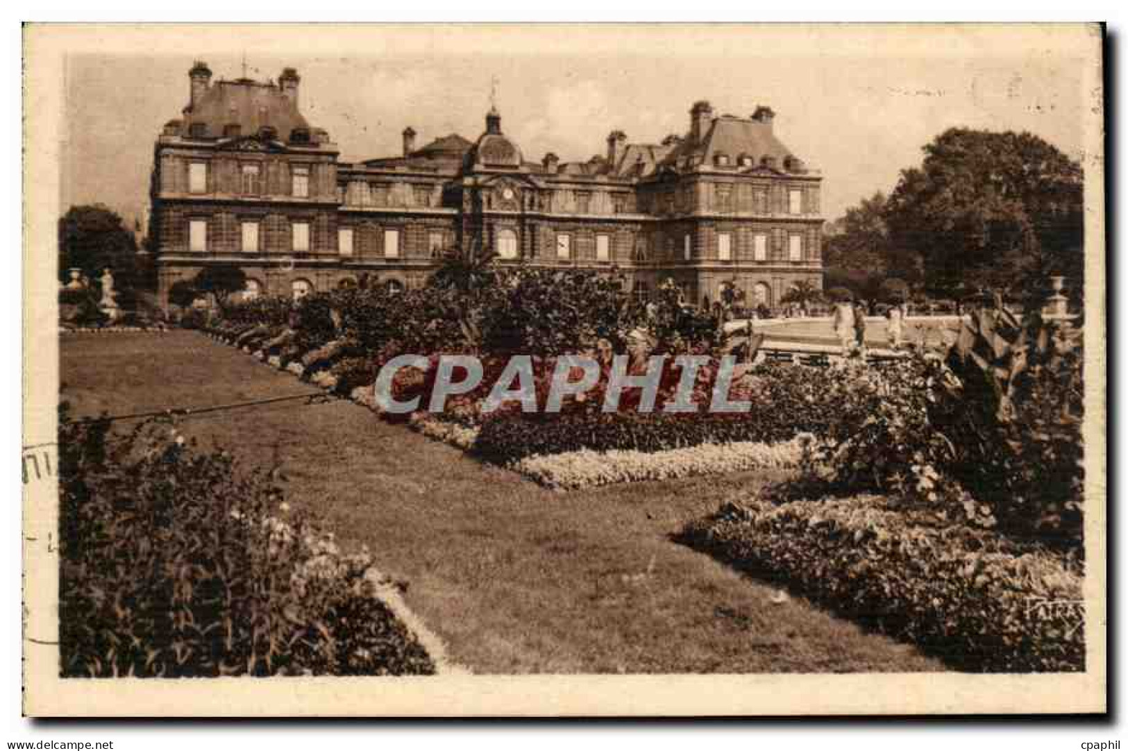 Paris CPA jardin du Luxembourg