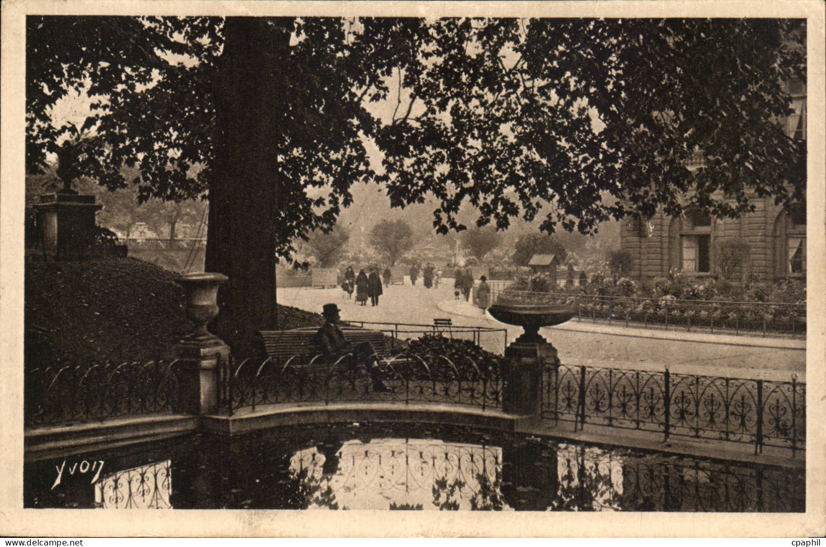 Paris CPA Jardin du Luxembourg