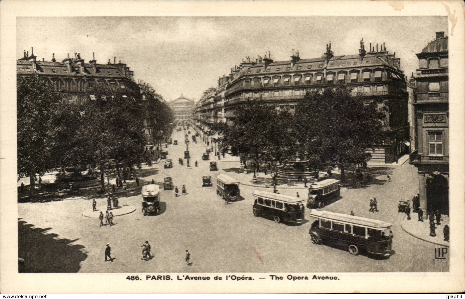 Paris CPA L'avenue de l'Opera