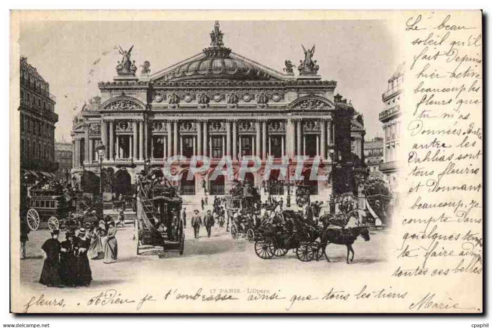 Paris CPA l'opera