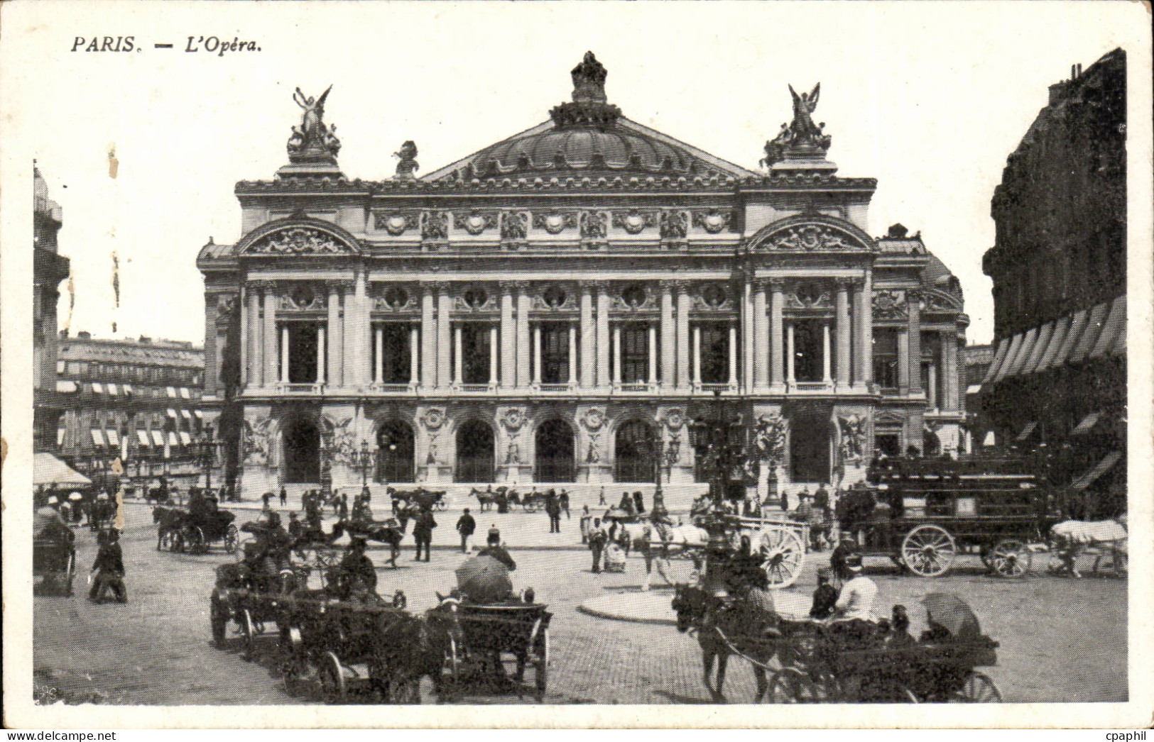 Paris CPA L'opera